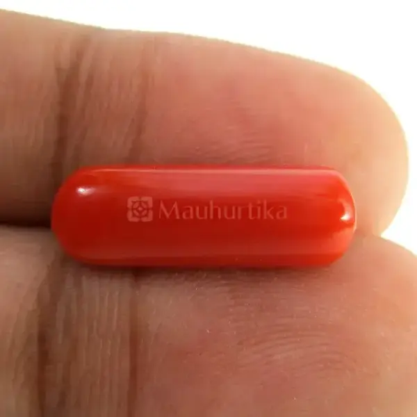 Natural Red Coral (Moonga) - 5.74 Carat