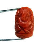 Natural Red Coral (Moonga) - 6.64 Carat