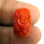 Natural Red Coral (Moonga) - 6.64 Carat