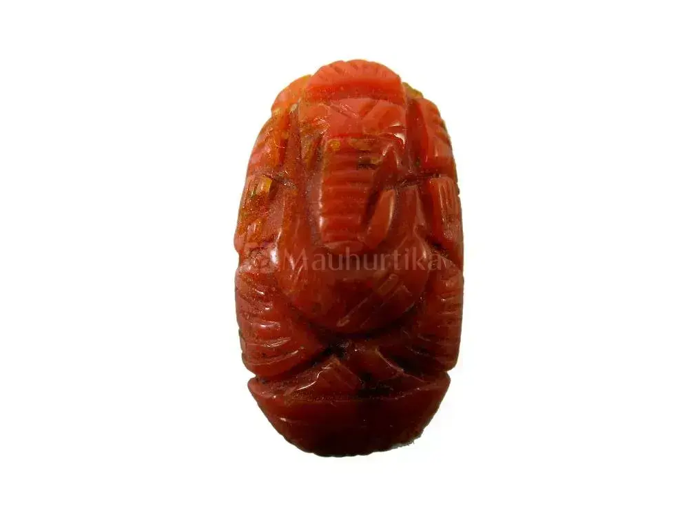 Natural Red Coral (Moonga) -7.47 Carat