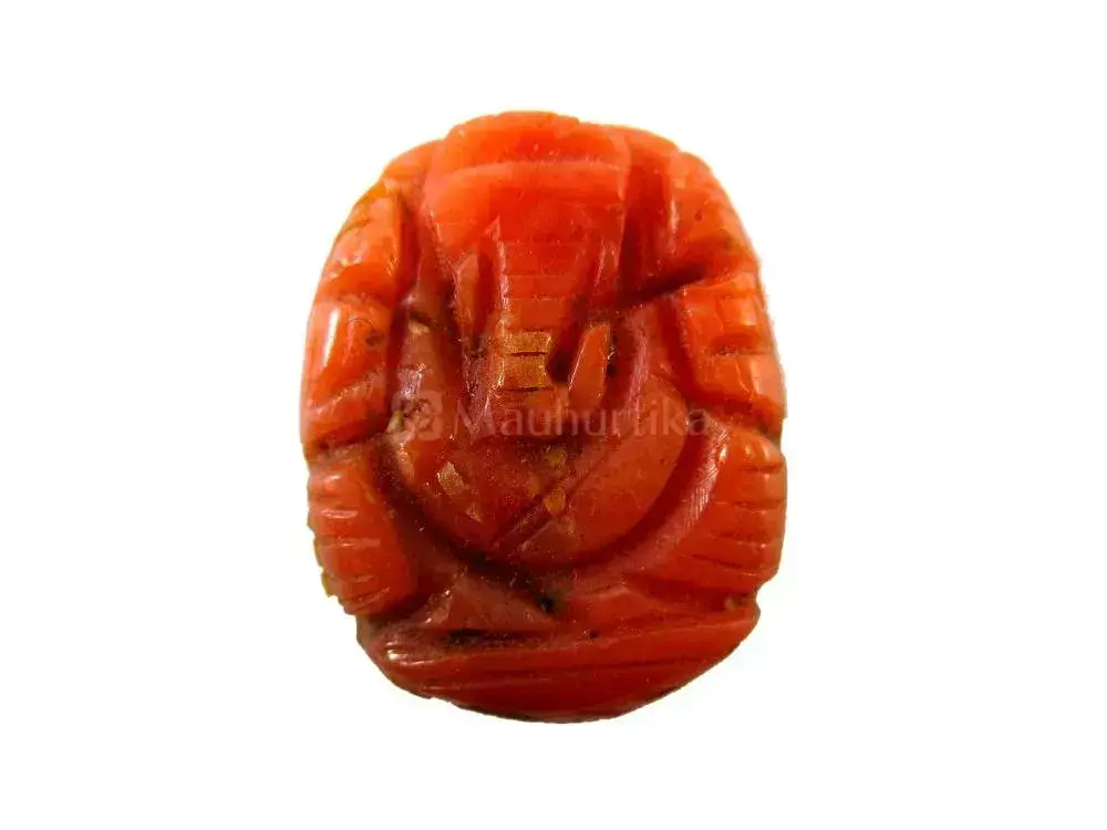 Natural Red Coral (Moonga) - 7.87 Carat