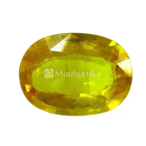 Natural Yellow Sapphire (Pukhraj) -3.01 Carat