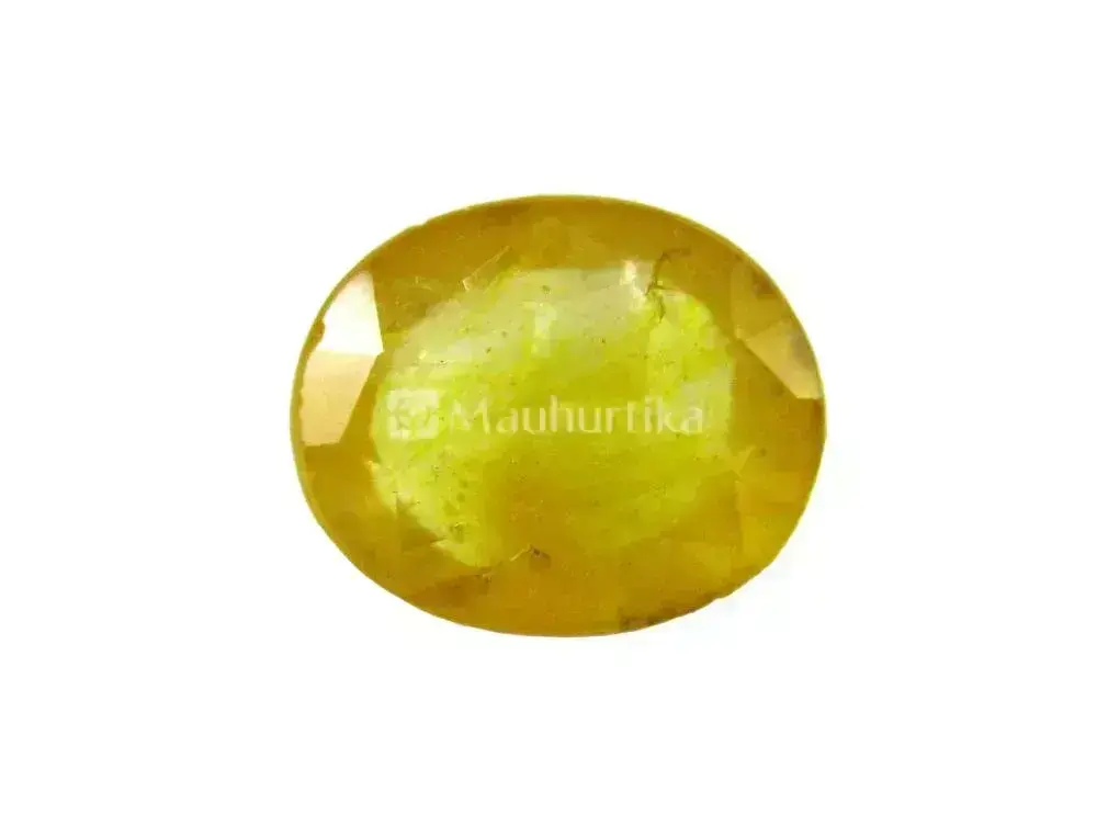 Natural Yellow Sapphire (Pukhraj) - 3.77 Carat