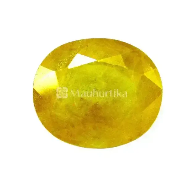 Natural Yellow Sapphire (Pukhraj) - 4.78 Carat