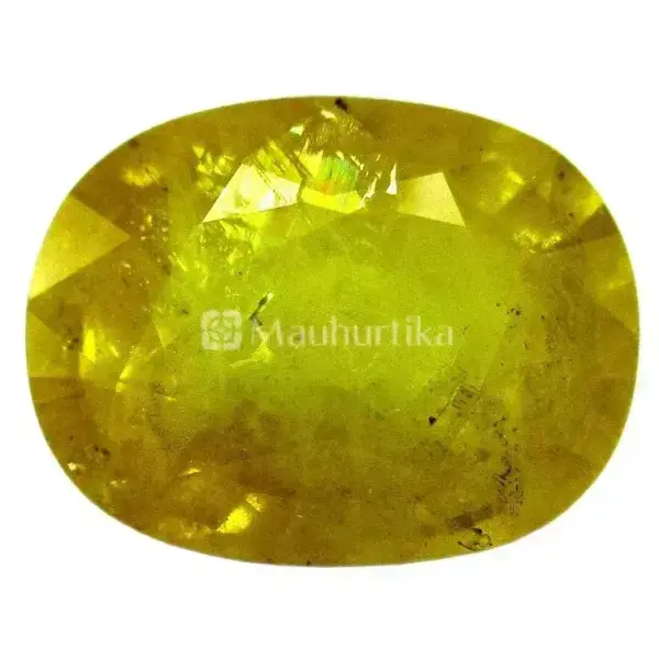 Natural Yellow Sapphire (Pukhraj) - 5.02 Carat
