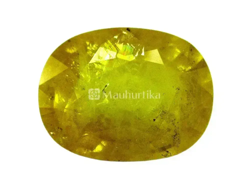Natural Yellow Sapphire (Pukhraj) - 5.02 Carat