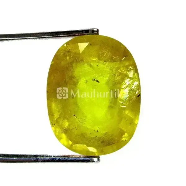 Natural Yellow Sapphire (Pukhraj) - 5.02 Carat