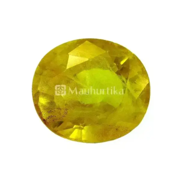 Natural Yellow Sapphire (Pukhraj) - 5.09 Carat