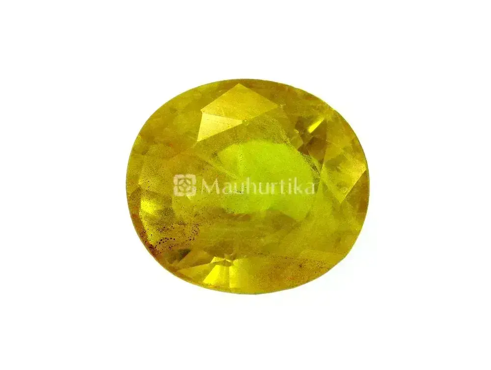 Natural Yellow Sapphire (Pukhraj) - 5.09 Carat