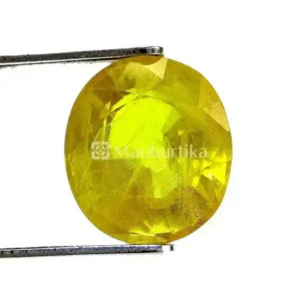 Natural Yellow Sapphire (Pukhraj) - 5.09 Carat