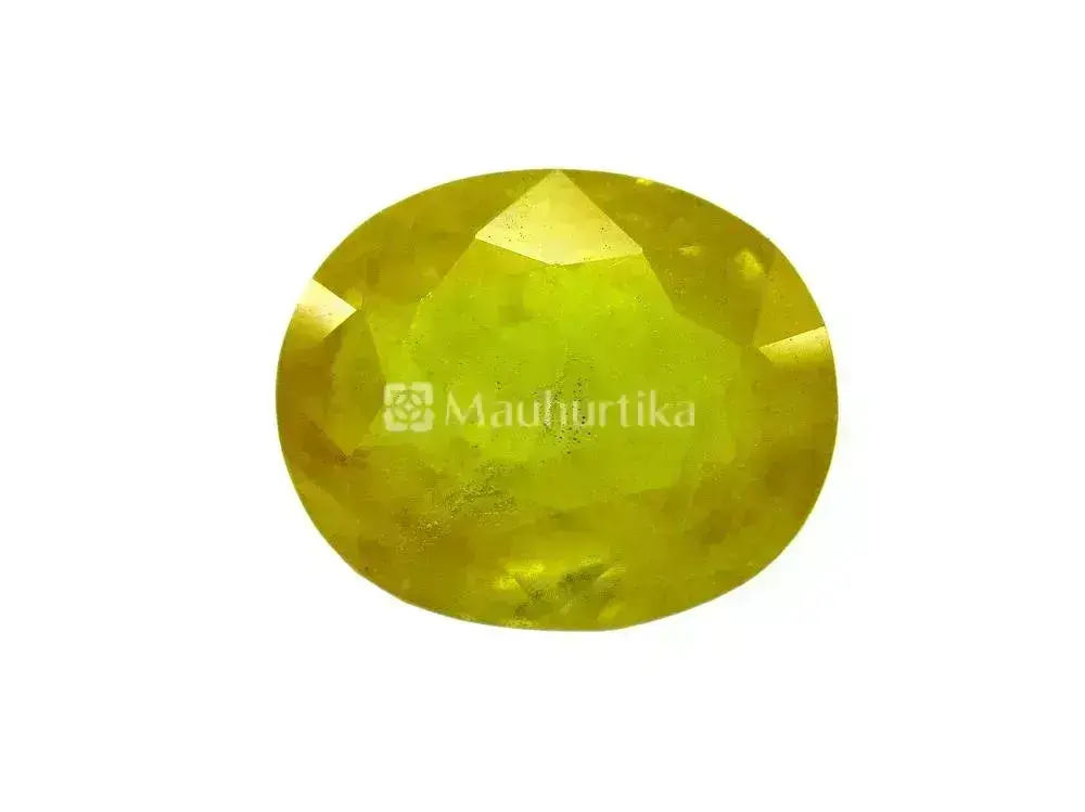 Natural Yellow Sapphire (Pukhraj) -5.6 Carat