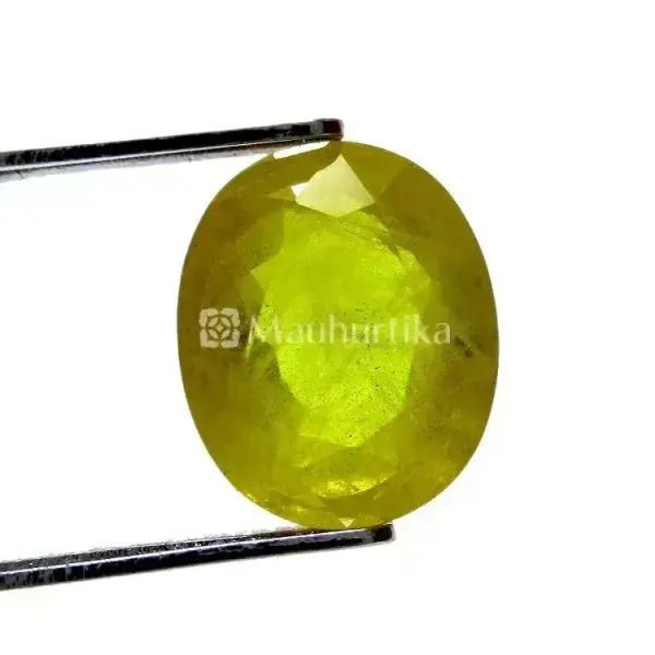 Natural Yellow Sapphire (Pukhraj) -5.6 Carat