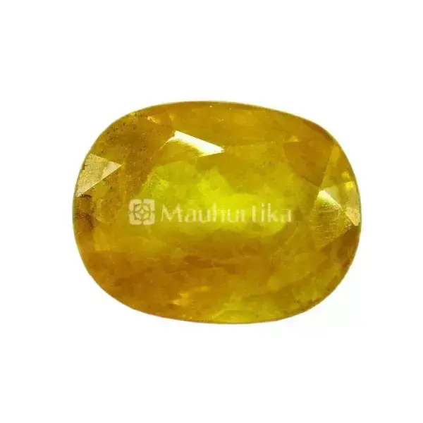 Natural Yellow Sapphire (Pukhraj) - 6.04 Carat