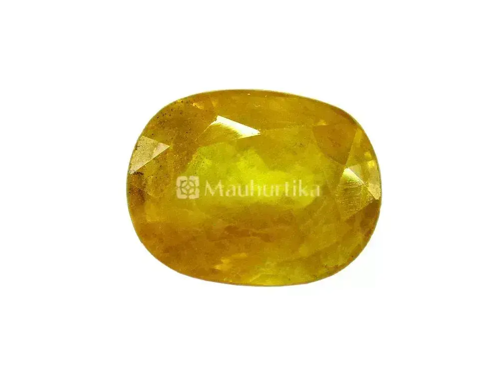 Natural Yellow Sapphire (Pukhraj) - 6.04 Carat