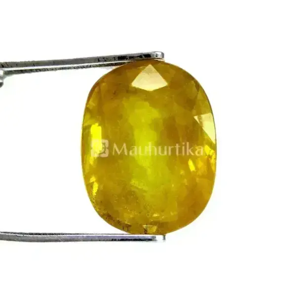 Natural Yellow Sapphire (Pukhraj) - 6.04 Carat