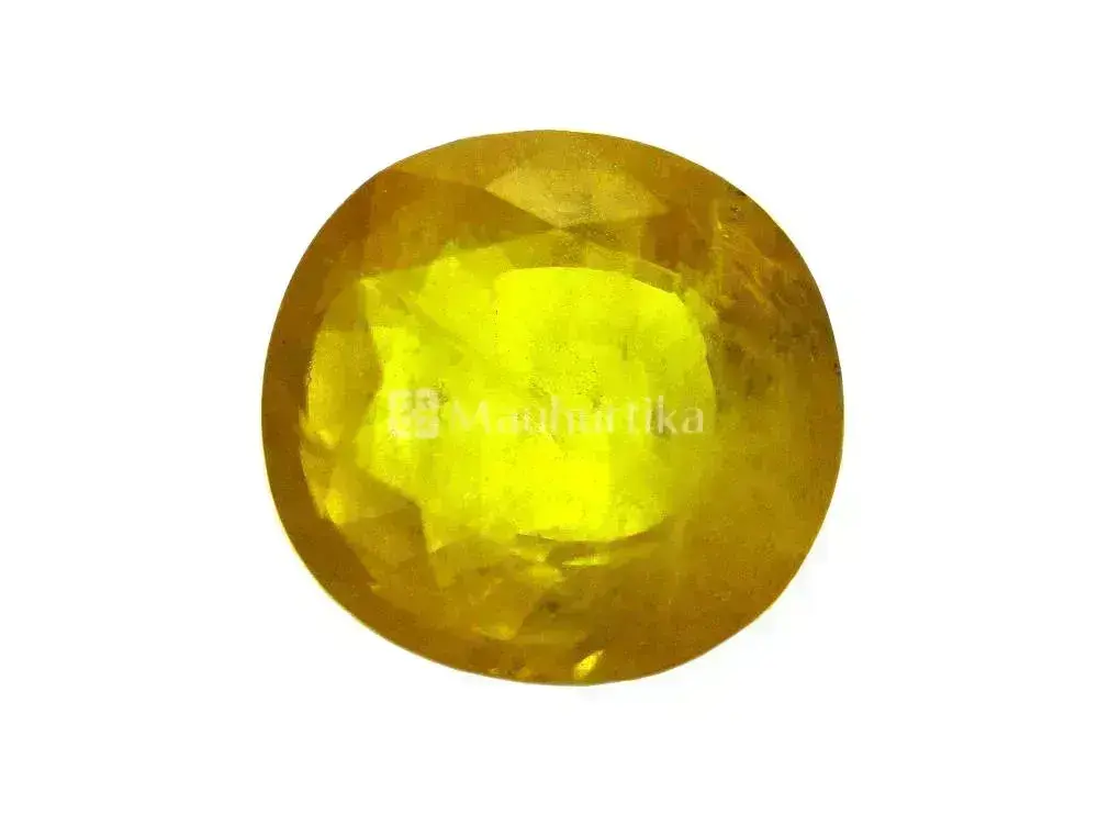 Natural Yellow Sapphire (Pukhraj) - 6.17 Carat