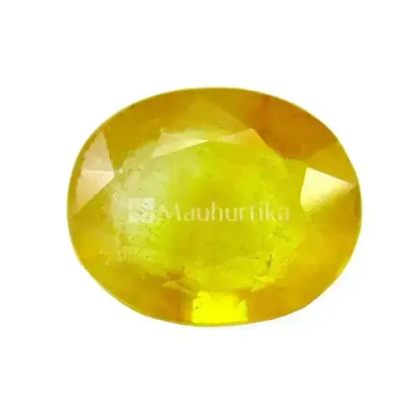 Natural Yellow Sapphire (Pukhraj) - 6.95 Carat