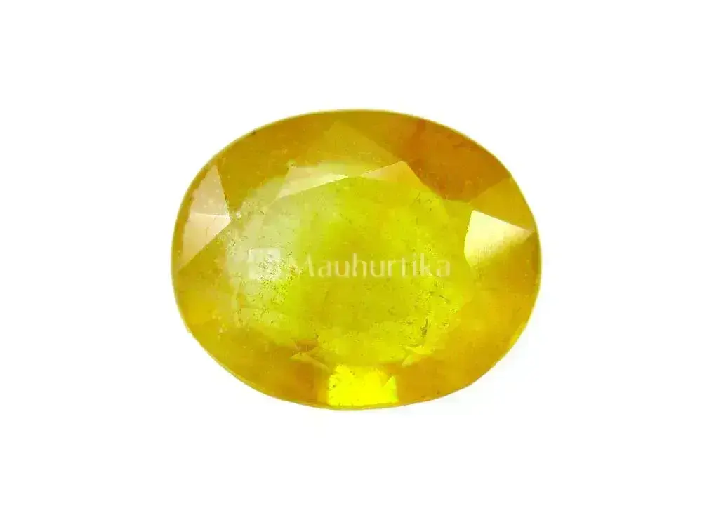 Natural Yellow Sapphire (Pukhraj) - 6.95 Carat