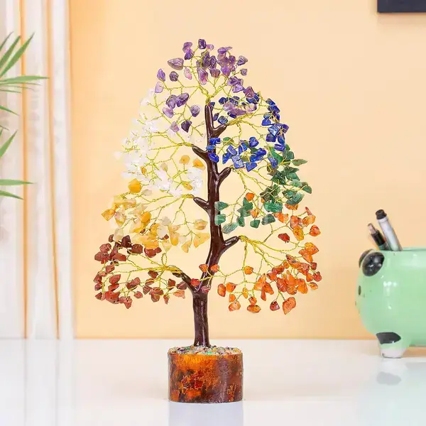 7 Chakra Crystal Tree - Healing Gemstone Tree