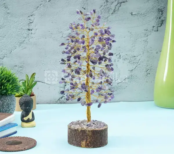 Amethyst Crystal Tree of Life - Chakra Tree