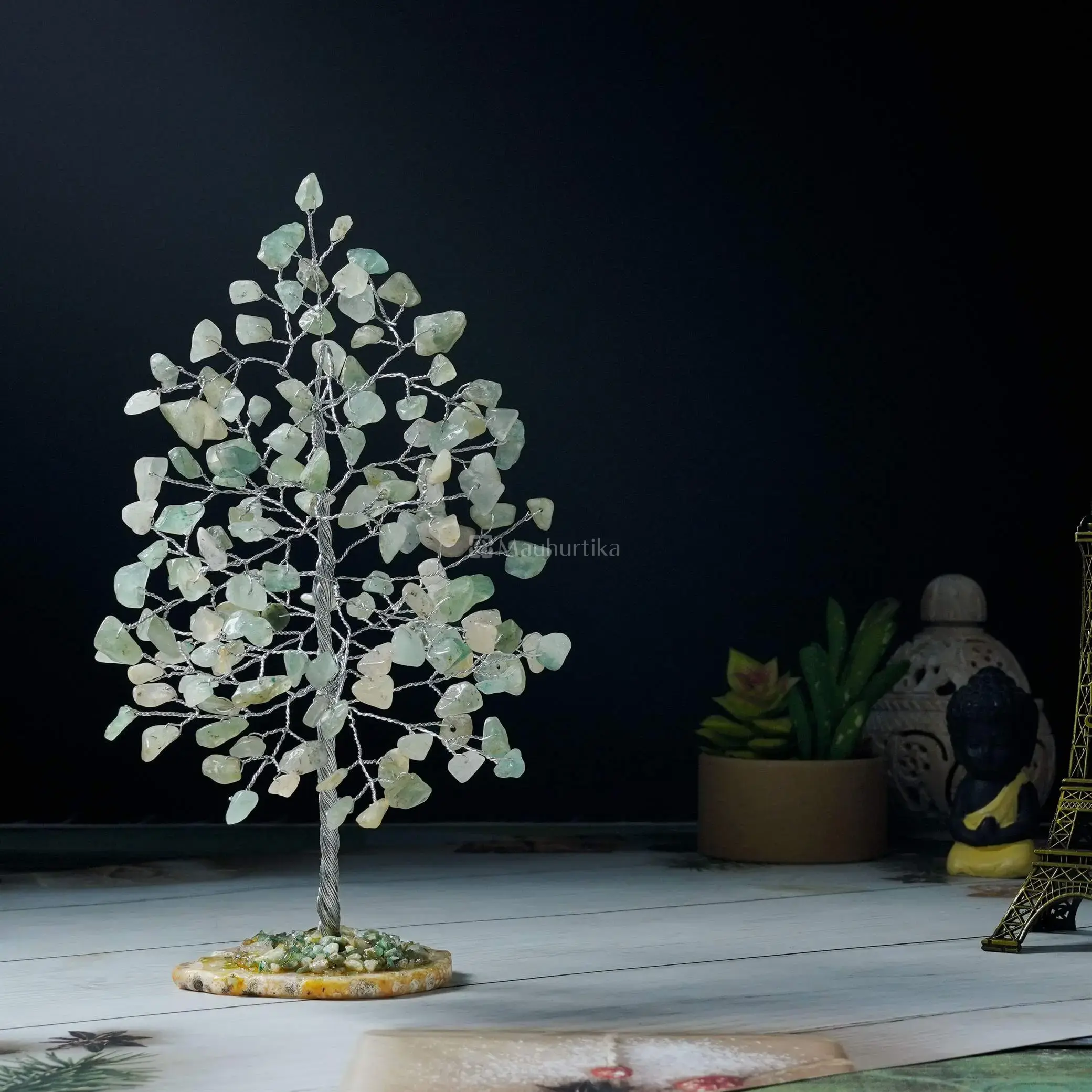 Green Jade Chakra Tree of Life - Prosperity Tree