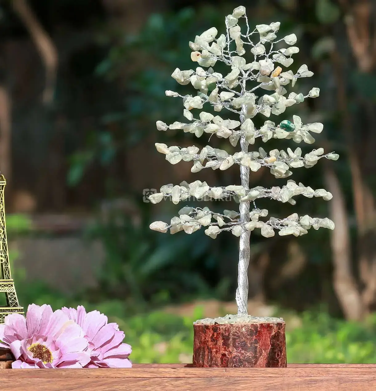 Green Jade Crystal Tree of Life - Prosperity Decor
