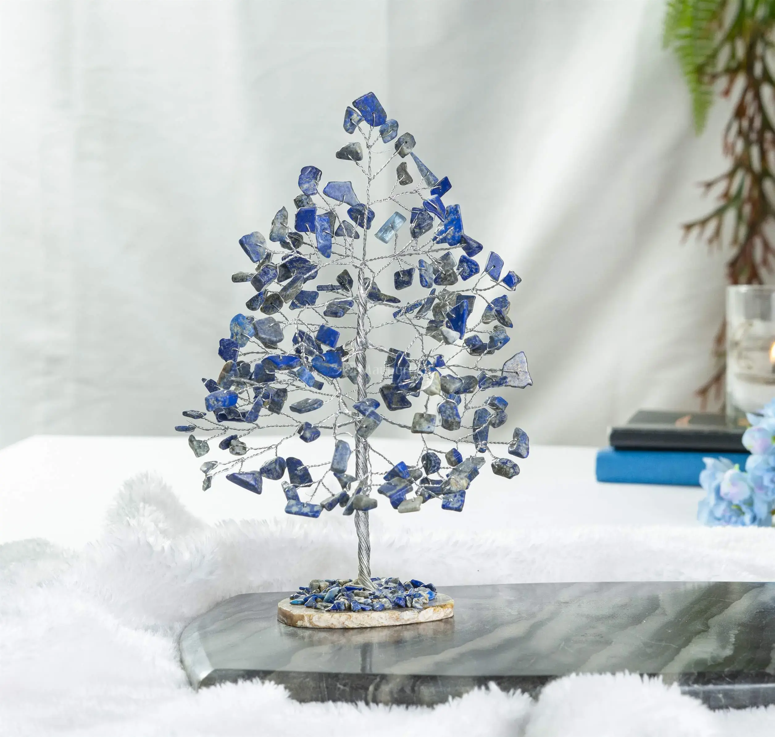 Lapis Lazuli Chakra Tree of Life - Healing Gemstone