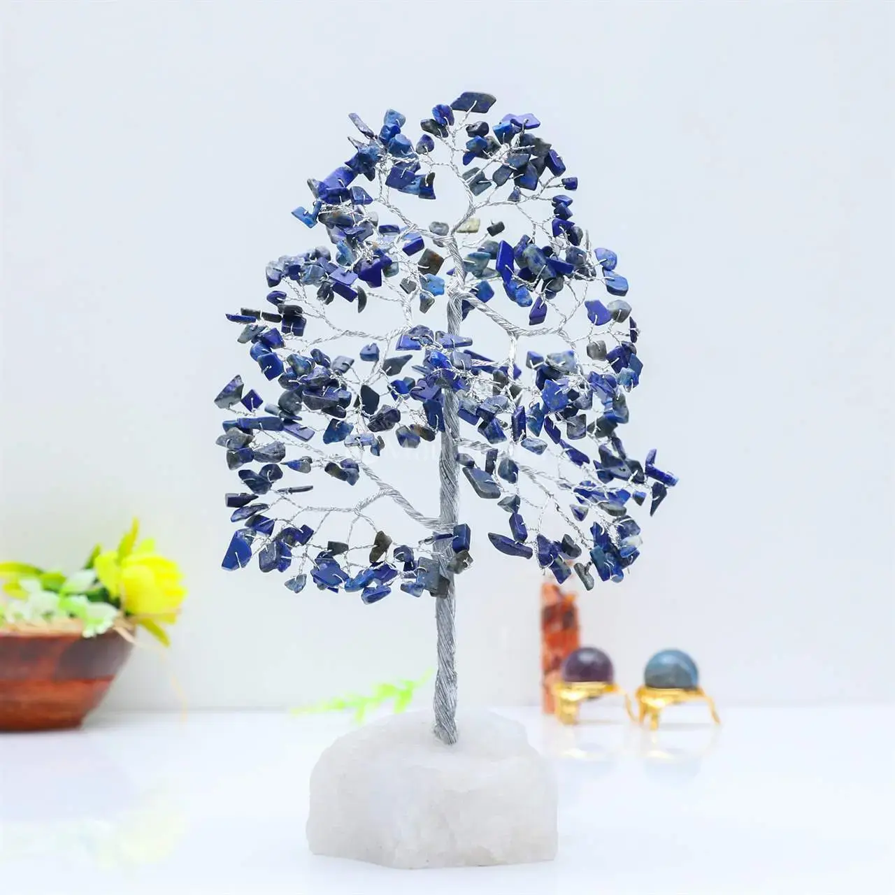 Lapis Lazuli Crystal Tree of Life - Spiritual Decor