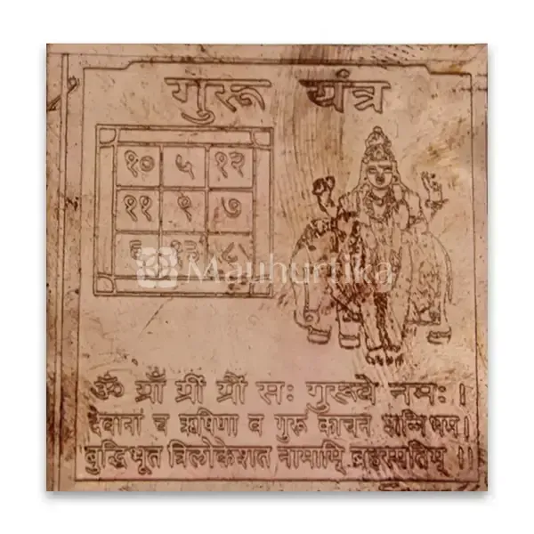 Guru Yantra, Guru Yantram - Prosperity and Wisdom